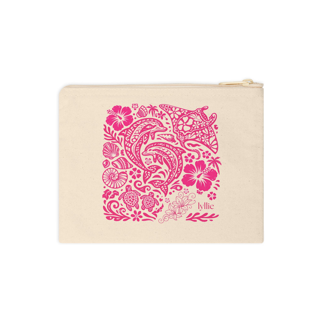 floral ocean accessory bag