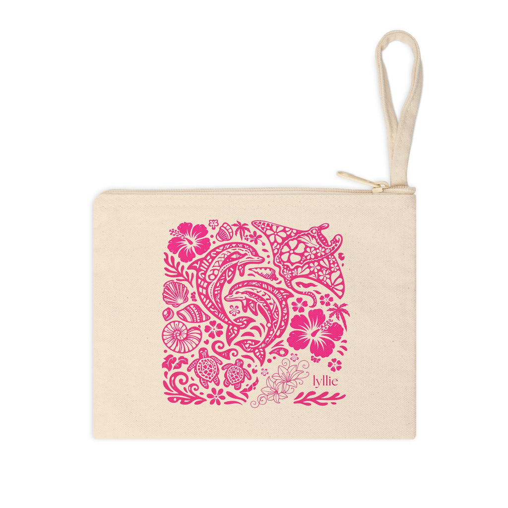 floral ocean accessory bag