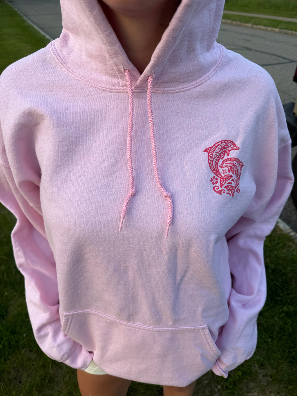 floral ocean hoodie